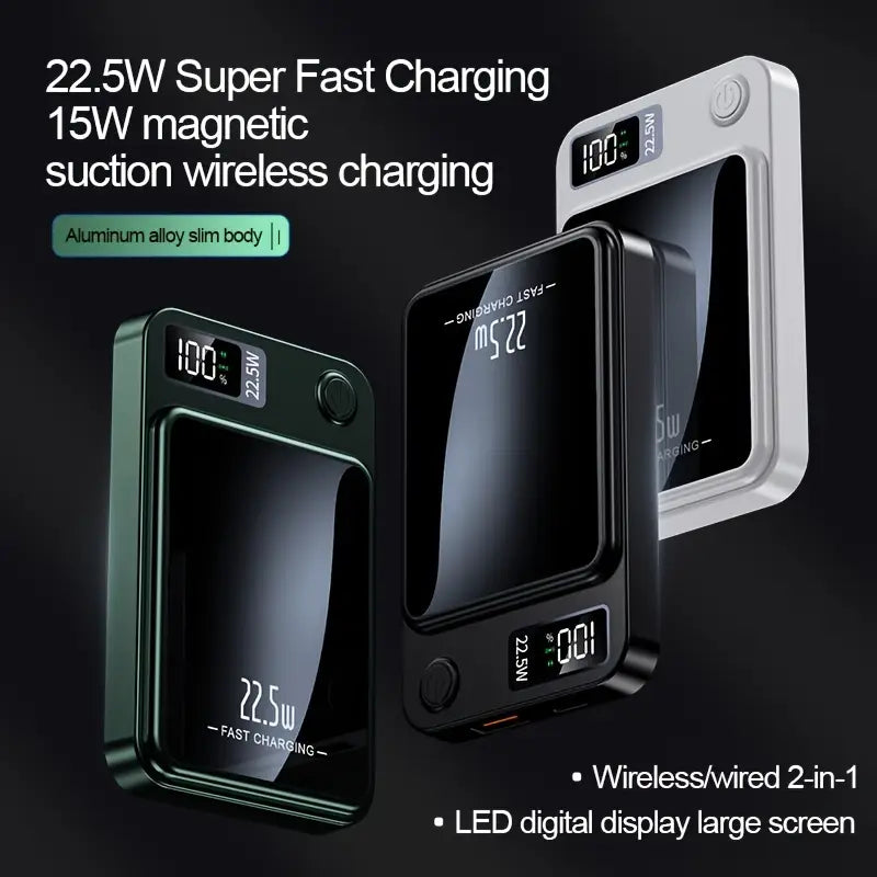 Magnetic Wireless Charging Bank